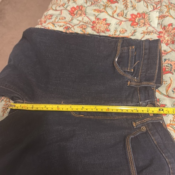 Eddie Bauer revival high rise straight fleece lined jeans size 6 - Picture 4 of 4